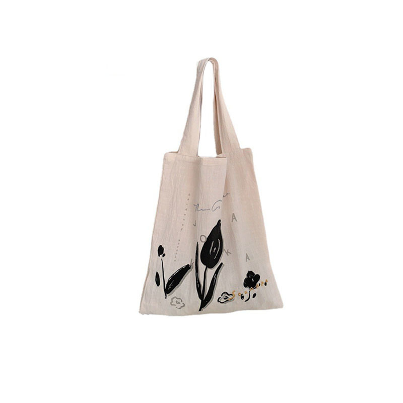 3591 Women's Spring/Summer Japanese-style soft single-shoulder bag, student shopping bag, casual canvas bag, large-capacity portable handbag Item Picture