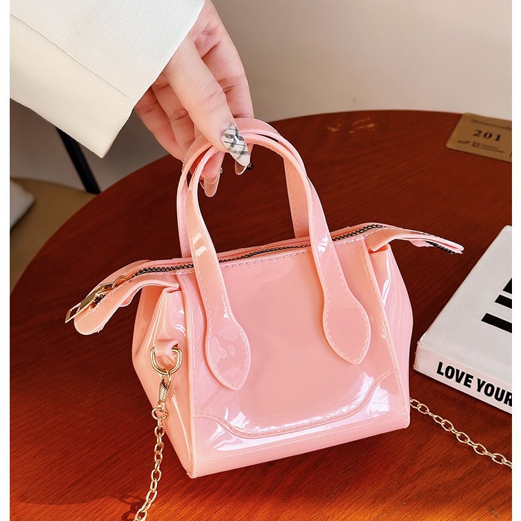 2025 New cross-border best-selling jelly bag, hand-held mini bag, children's small bag, cute little crossbody bag for girls Item Picture