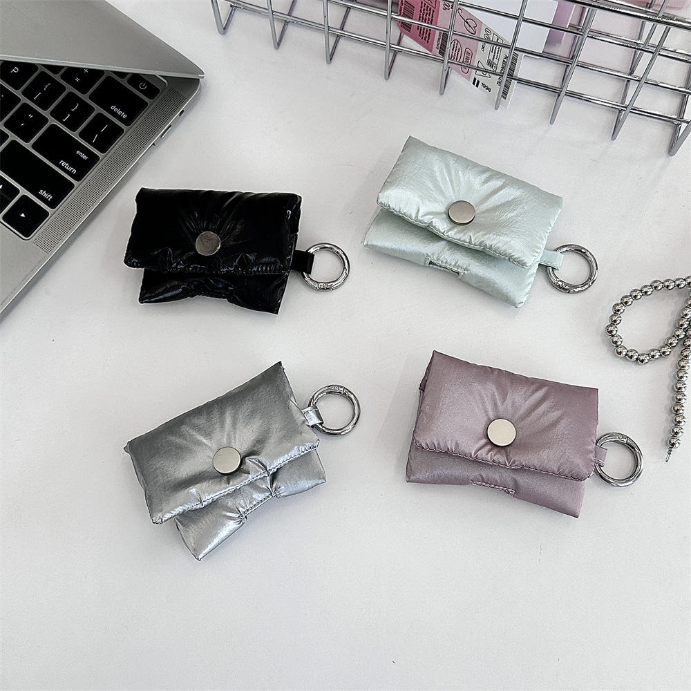 52262 Anti-drop Wireless Bluetooth Earphone case storage bag, fashionable earphone soft shell, suitable for Apple earphone cases details Picture
