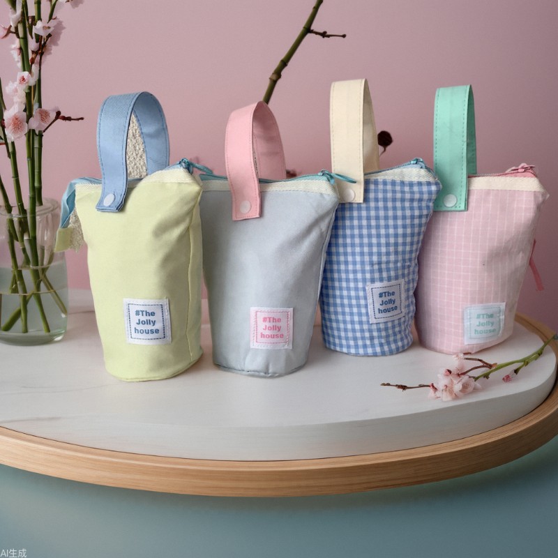 39171 Storage pen case, Japanese ins style, can be flipped vertically for students, large capacity stationery bag, pencil case, portable pen holder full figure