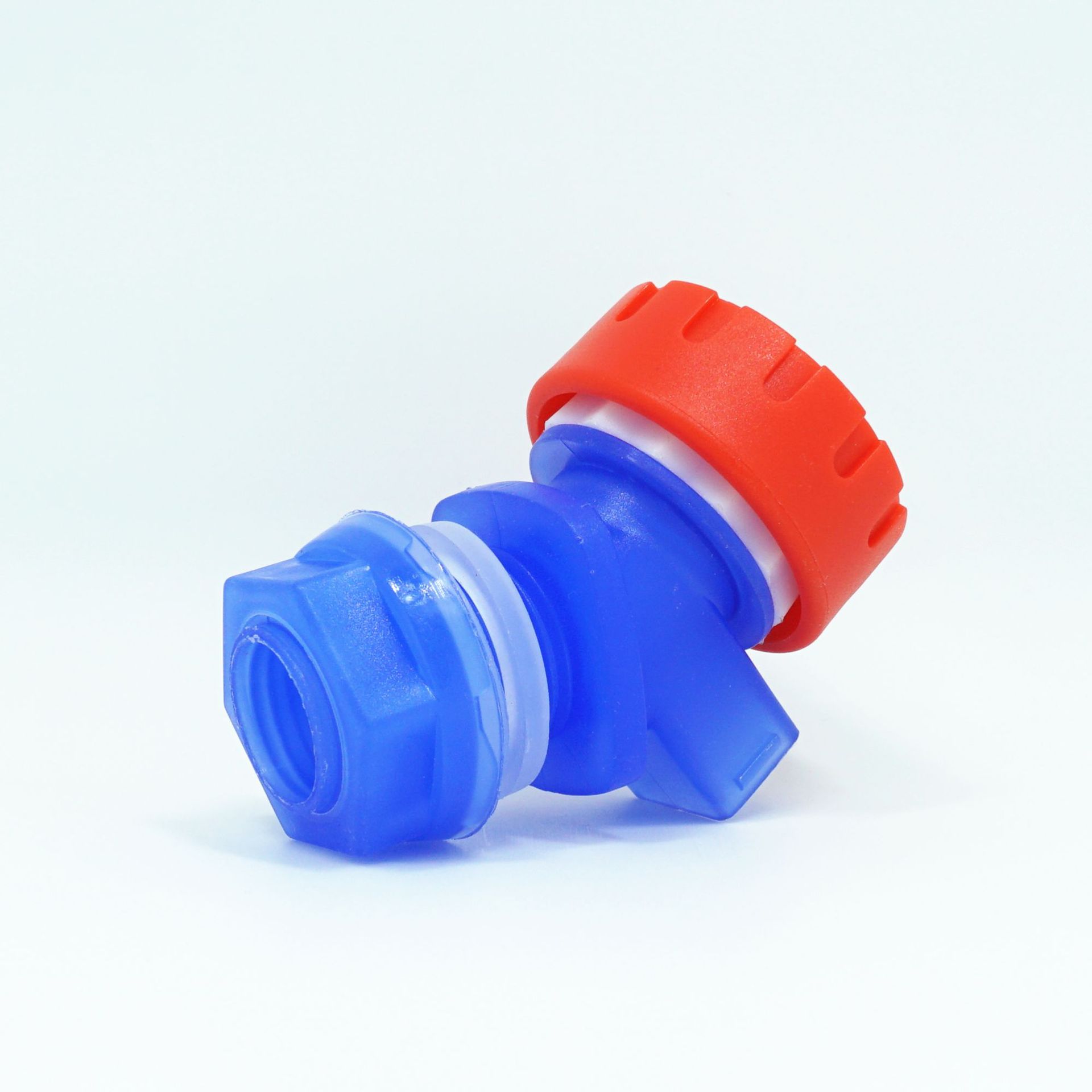 Plastic blue faucet, rotary knob type for brewing wine bottles, juice bottle water storage tank, mineral water bucket faucet and water valve Item Picture