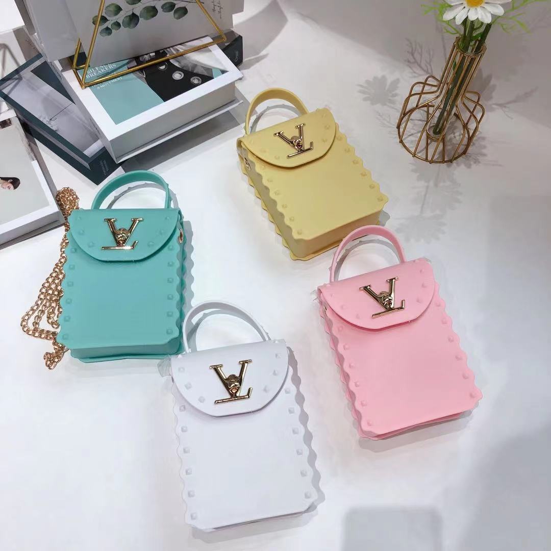 Mini mobile phone bag, women's crossbody handbag, 2025 new style jelly bag, chain mini coin purse, single-shoulder crossbody full figure
