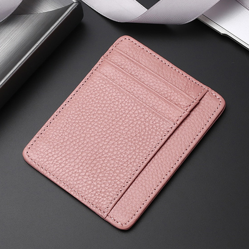 Cross-border foreign trade card bag for men and women, ultra-thin mini coin purse, card case integrated, small multi-functional card holder, driver's license details Picture