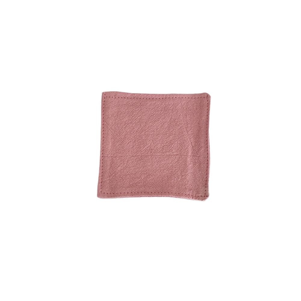bj250223 solid color coasters, coffee shop kitchen heat insulation coasters, living room fabric atmosphere cups and water bottle coasters Item Picture