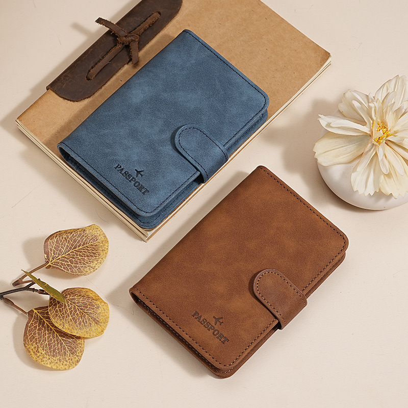 2023 Anti-theft passport holder, portable multi-functional document wallet, card holder, advanced storage passport bag for business trips and overseas trips full figure