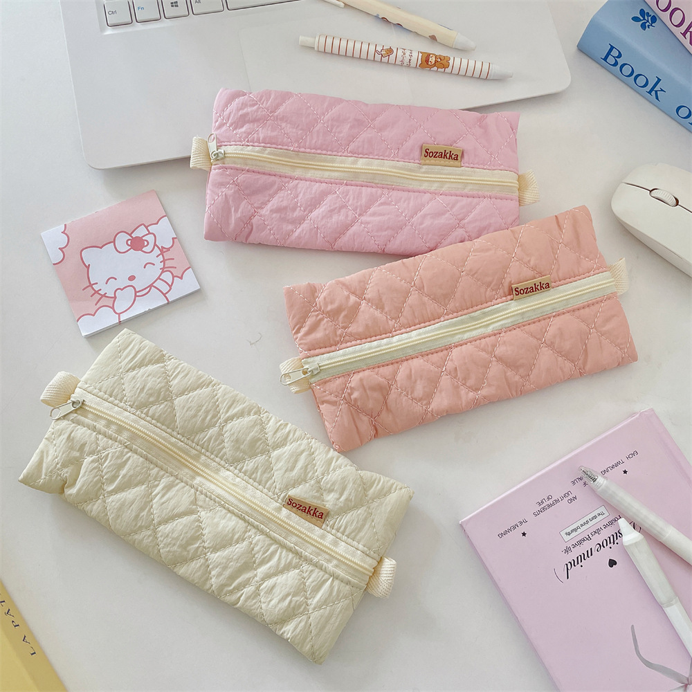 54133 Summer New Korean version student fresh and clean pen Case, women's stationery storage bag, student class pencil case Specification drawing