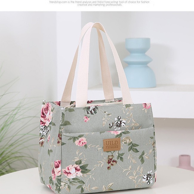 Canvas bag, women's large-capacity bag, 2024 new style fashionable single-shoulder tote bag, college student commuting tote bag Specification drawing