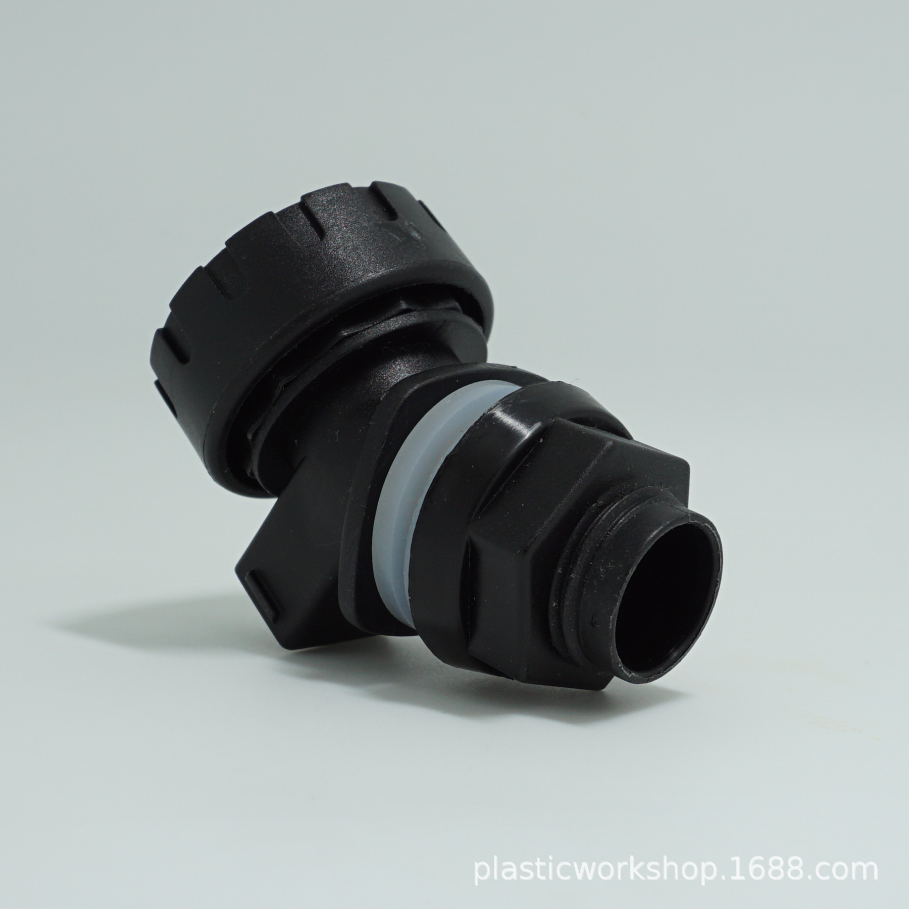 All-black bucket faucet with a rotary knob for brewing wine bottles, dust cover, dust plug, bucket faucet Item Picture