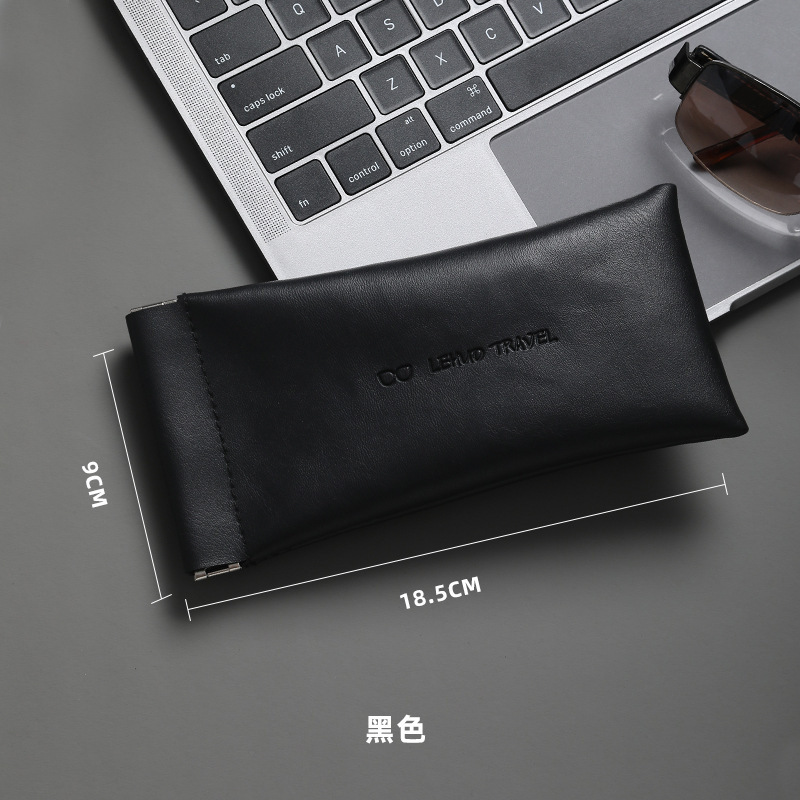 Eyeglass bag, sunglasses, sunglasses storage bag, protective case, portable eye storage box, pressure-resistant self-closing hanging bag for men Specification drawing