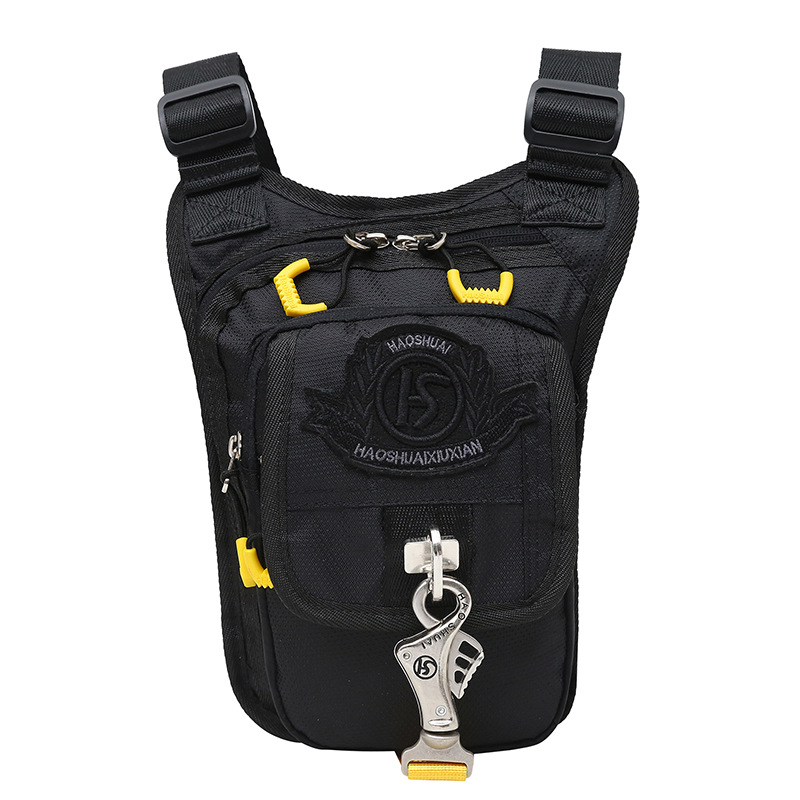 New outdoor hiking and cycling leg bag, multi-functional men's and women's sports waist bag, waterproof single-shoulder crossbody bag and fashionable chest bag Item Picture