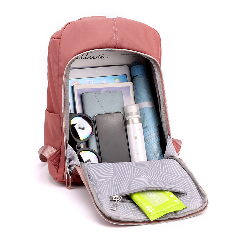Colorful Fox's new women's backpack with large capacity, anti-theft and simple design, Korean style trendy travel schoolbag Application Scenario