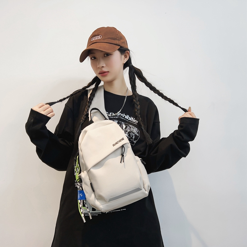 Cross-border chest bag, men's crossbody bag, adjustable fashion women's cycling night reflective bag, commuting light travel bag, printable details Picture