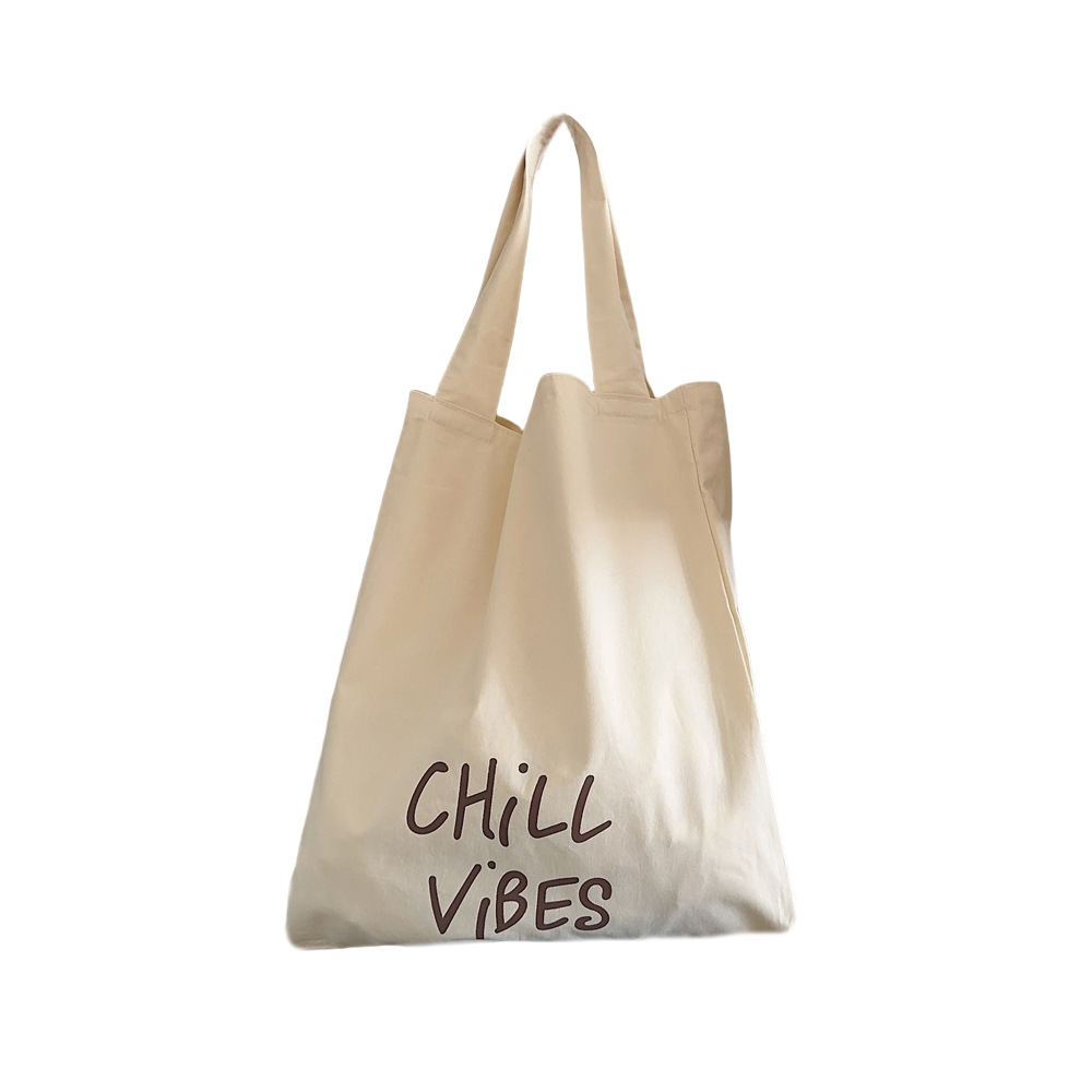 45154 printed cloth bag, women's tote bag, canvas bag, large capacity for commuting to work, student bag, book, single-shoulder cloth bag Item Picture
