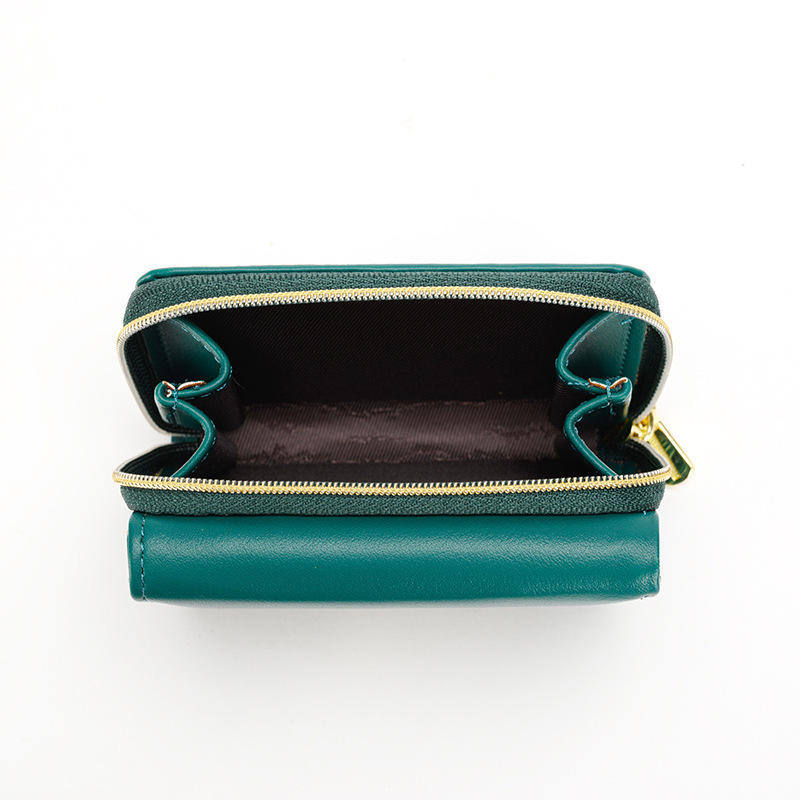 The new short coin purse for women, a zipper wallet, is small, portable, fashionable and multi-functional Application Scenario