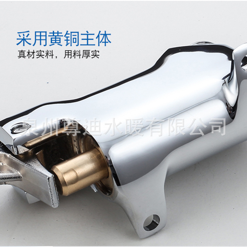 Copper foot pedal washbasin faucet, public health faucet, laboratory foot pedal faucet, single cold foot press Application Scenario