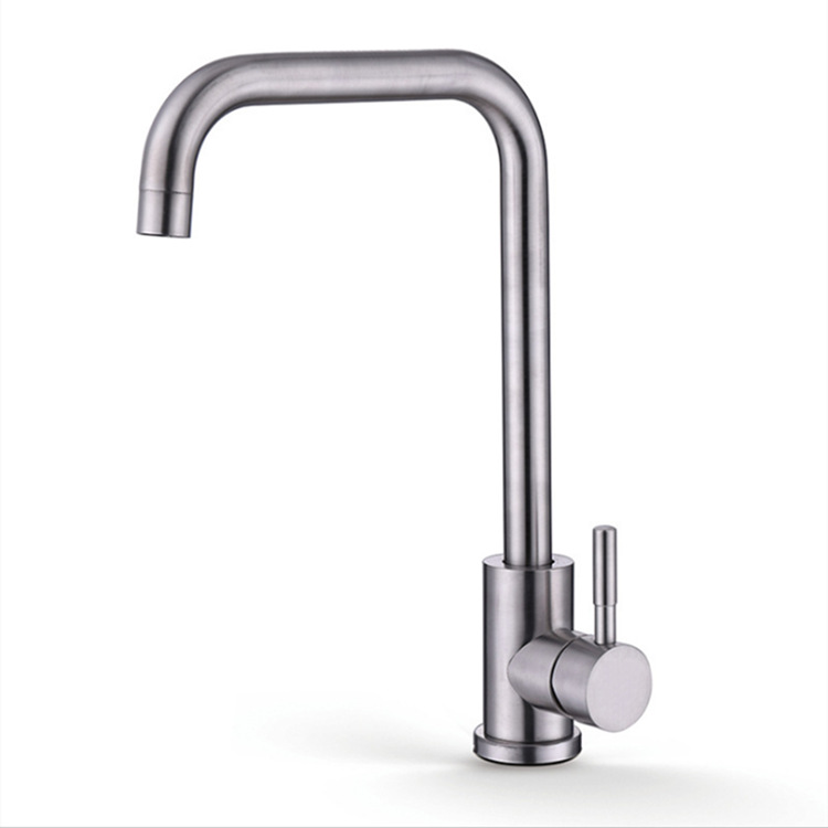Gun grey kitchen hot and cold water faucets, sink, sink, household balcony, hotel European-style faucets Item Picture