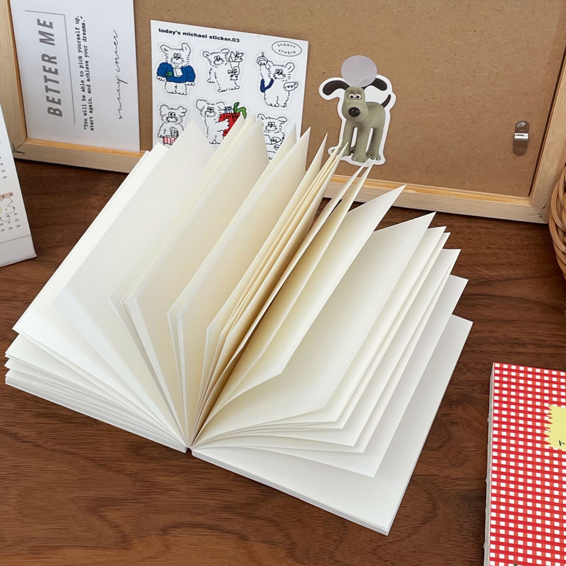The same style of handcrafted notebook as Xiaohongshu, cute tomato, high appearance level notebook, schedule book, blank page diary note book Application Scenario
