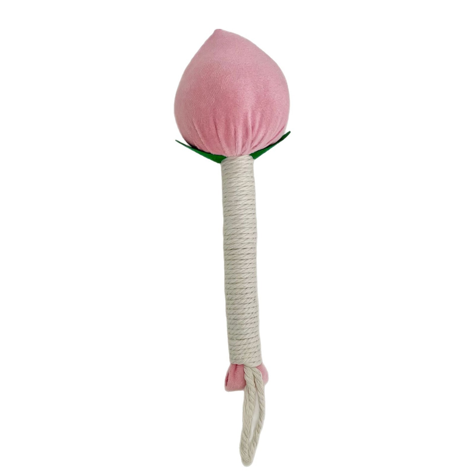 The Longevity peach mugwort stick health hammer is a handheld shoulder and neck meridian massage tool. It can be used at home to tap the back, waist and legs to unblock the meridians and promote blood circulation Item Picture