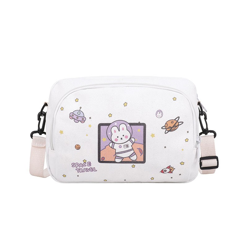 The 2022 new style of the popular Xiaofangbao women's bag, a Korean style fashionable and sweet canvas crossbody bag, is available for one-piece consignment for export Item Picture