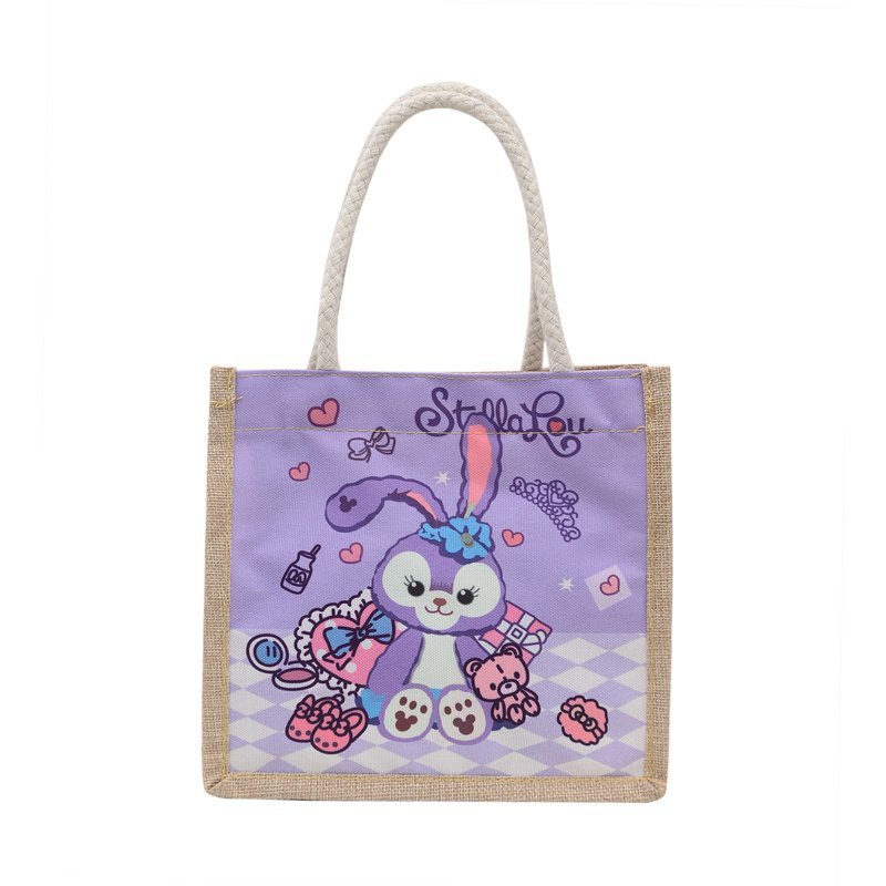 New canvas bag, a cute cartoon handbag for female students, a fresh and fashionable women's bag, and a casual hand-held small bag Item Picture