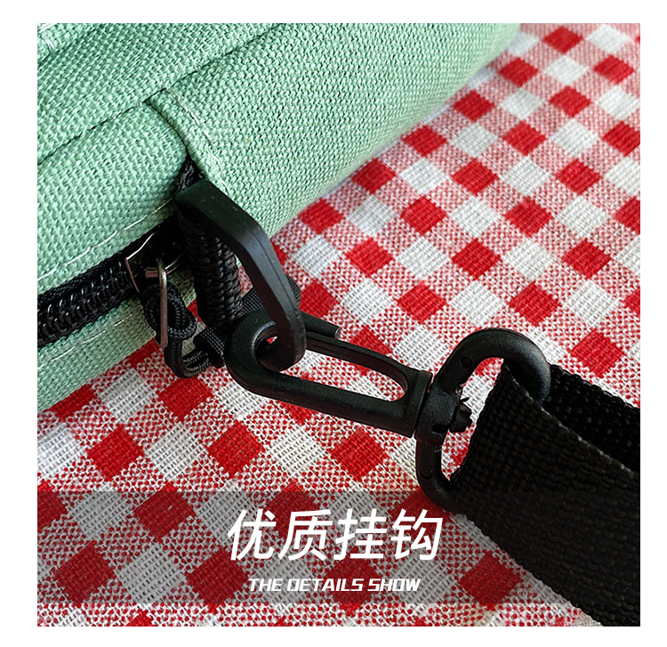 Cute little bag for girls 2024 New trendy and energetic girl student phone bag, Japanese-style fresh and clean crossbody canvas bag undefined