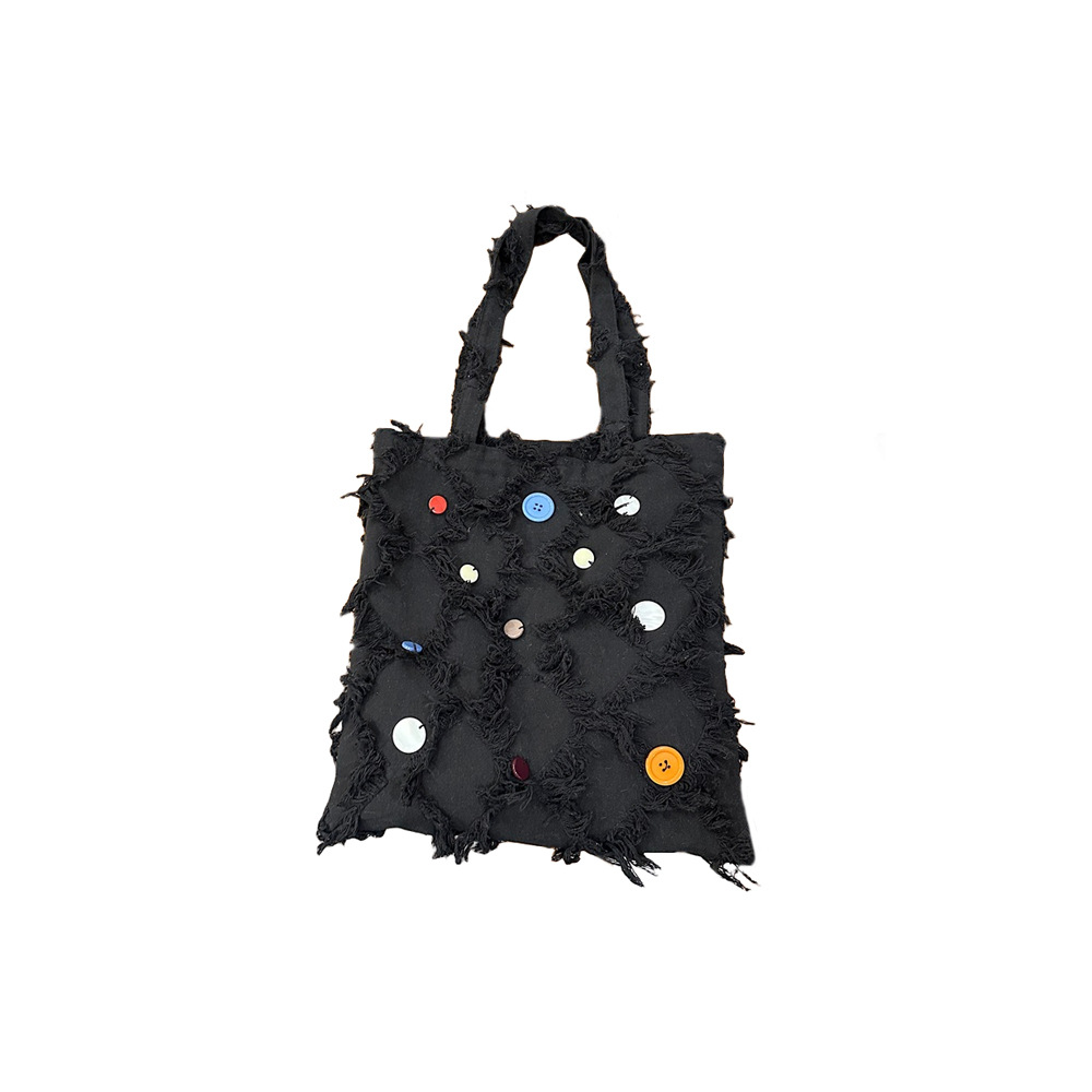 312301 Autumn and Winter New style Lususen canvas bag, shell sequined large capacity single-shoulder bag, commuter women's bag Item Picture