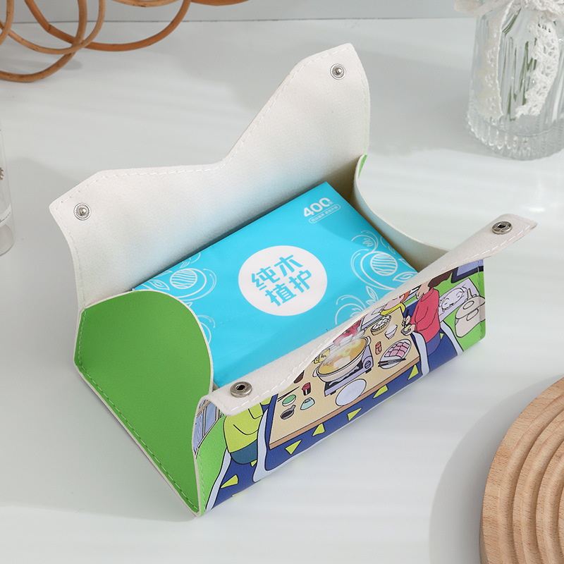 Wholesale of 2024 new Super Home Creative Tissue boxes for home living room and bedroom desktop napkin storage bags details Picture