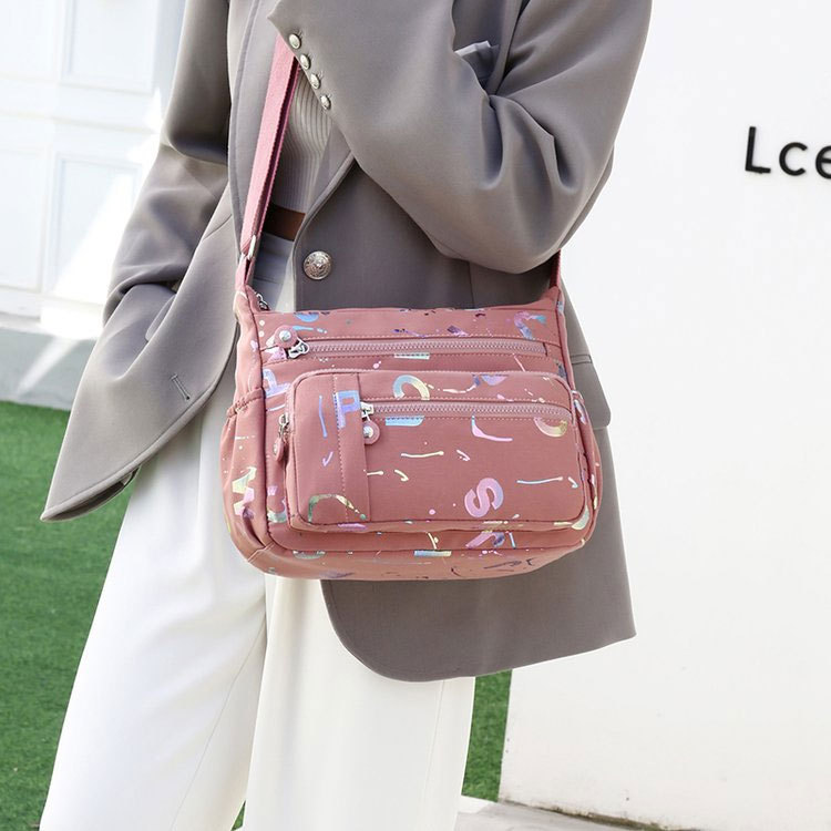 New collection wallet, waist bag, crossbody bag, women's bag, large capacity, lightweight small bag, chest bag, casual and fashionable single-shoulder bag Specification drawing