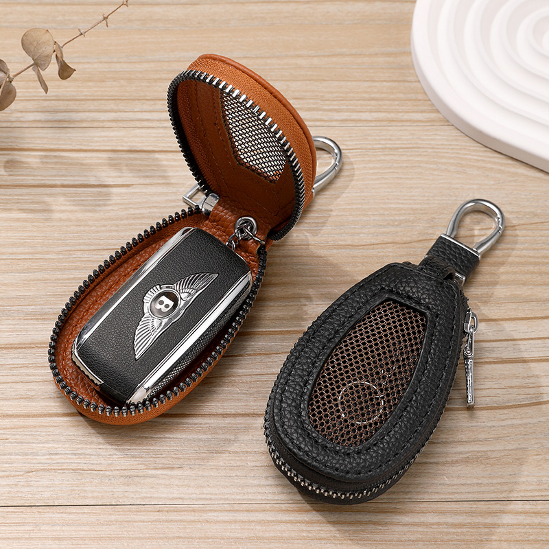 pu car key case, simple men's sunroof button universal key case, women's Korean-style key storage case Specification drawing