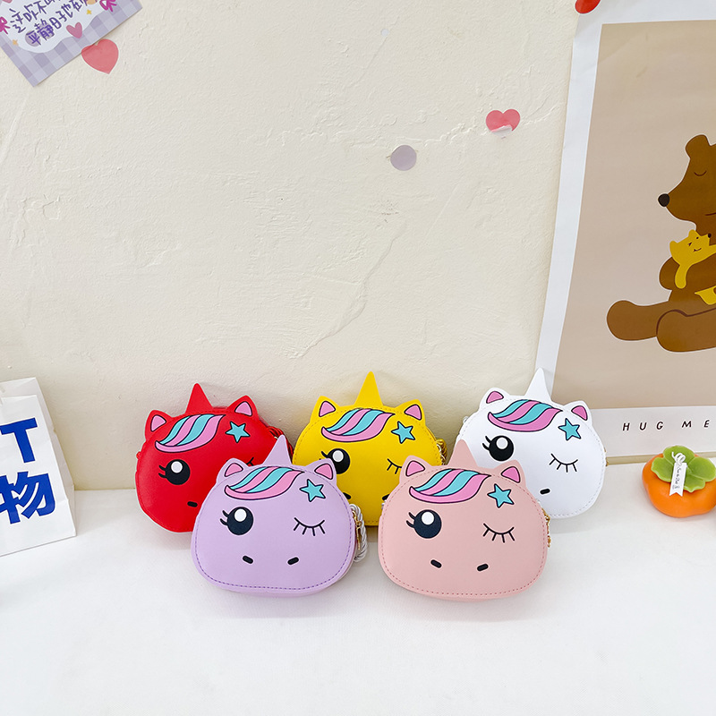 New coin unicorn gift, kindergarten birthday souvenir, children's class small gift, creative bag, single bag full figure