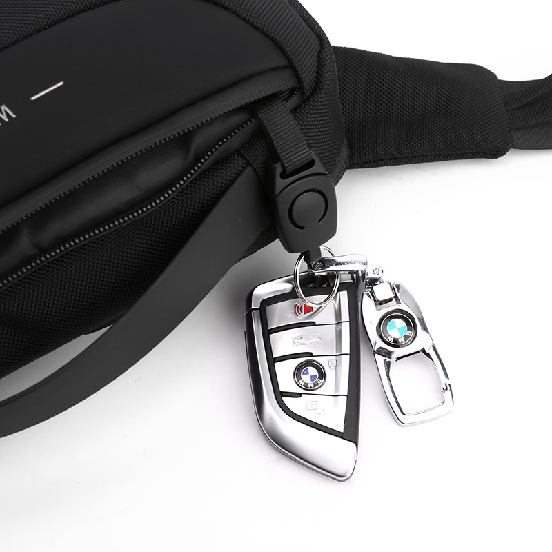 wepower's new men's crossbody bag, multi-functional sporty and trendy waist bag, and outdoor single-shoulder small crossbody bag Specification drawing