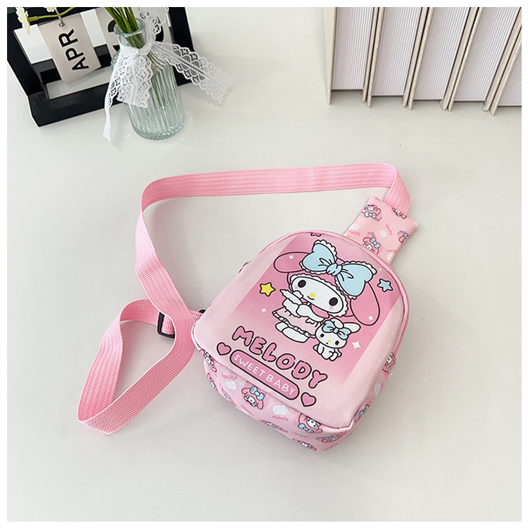New cartoon children's bag, girls' fashionable outdoor casual crossbody bag, coin purse, baby trendy matching chest bag sample details Picture