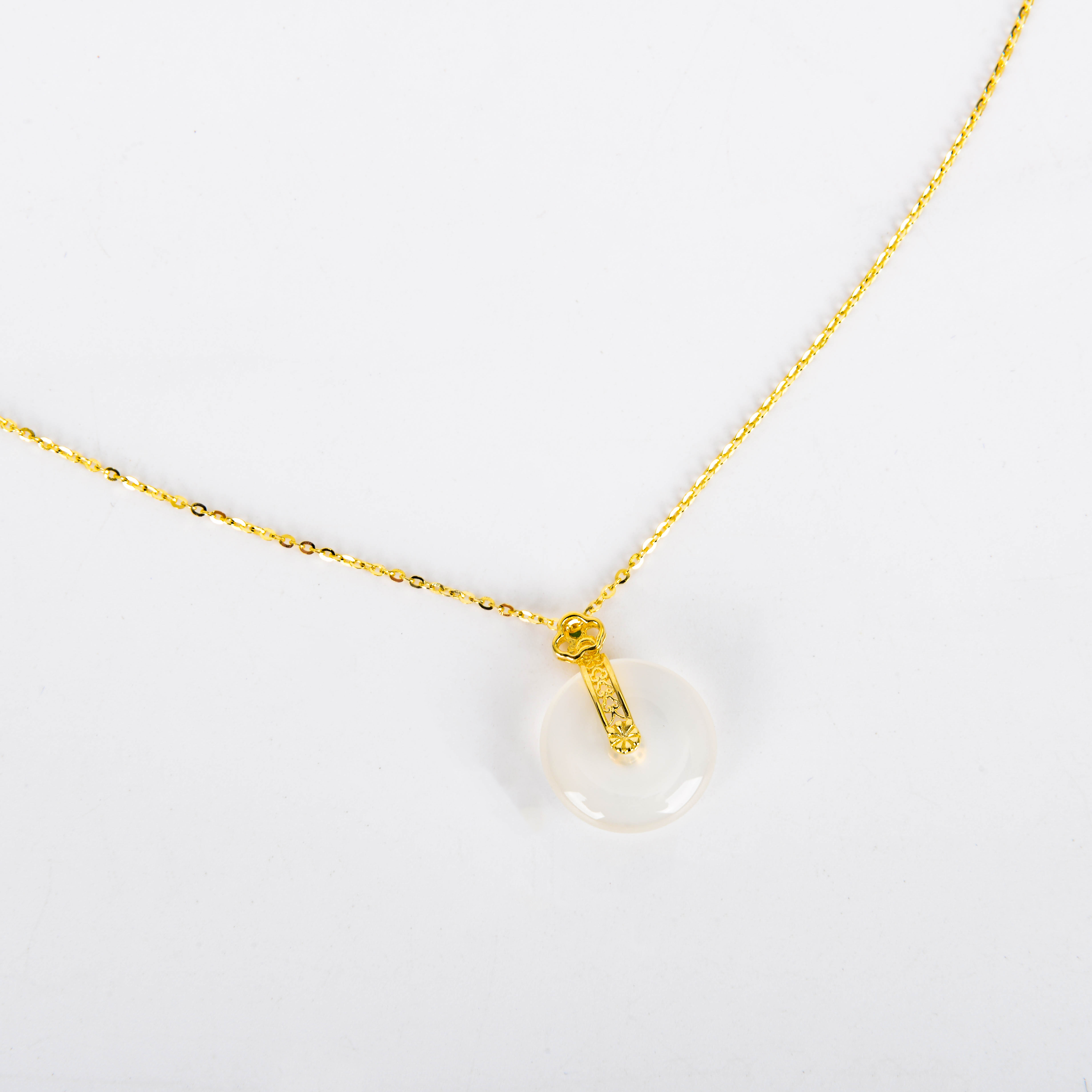 饰品/项链/汽车挂件串珠/四叶草/五金珍珠链产品图