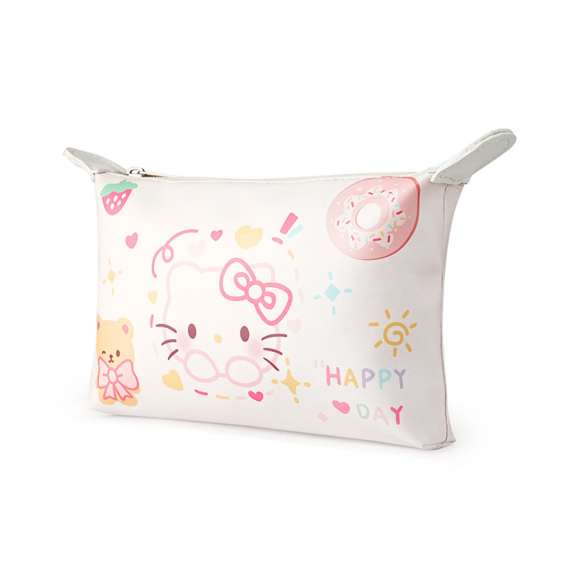 The new Japanese-style wallet for women features a large-capacity ins canvas cartoon coin purse with a fresh and clean storage style and multiple functions Item Picture