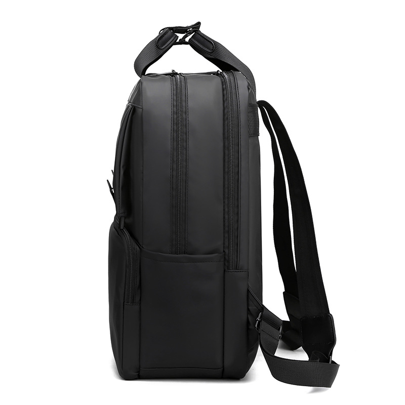 Factory direct sales of new men's business backpacks, large-capacity casual travel backpacks, and Korean version student computer schoolbags details Picture