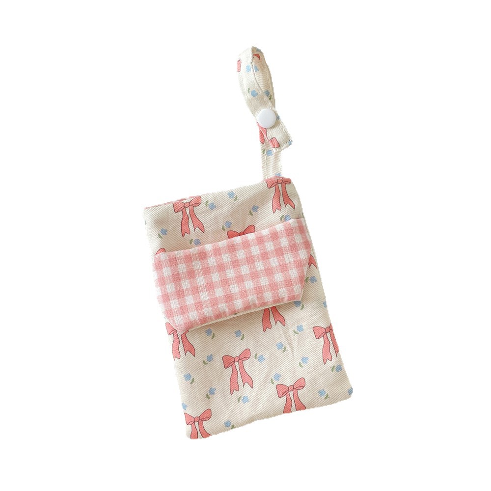 53172 Floral Print Nurse Pen case with chest pocket, portable double-layer pen cap storage and organization bag, stationery box Item Picture
