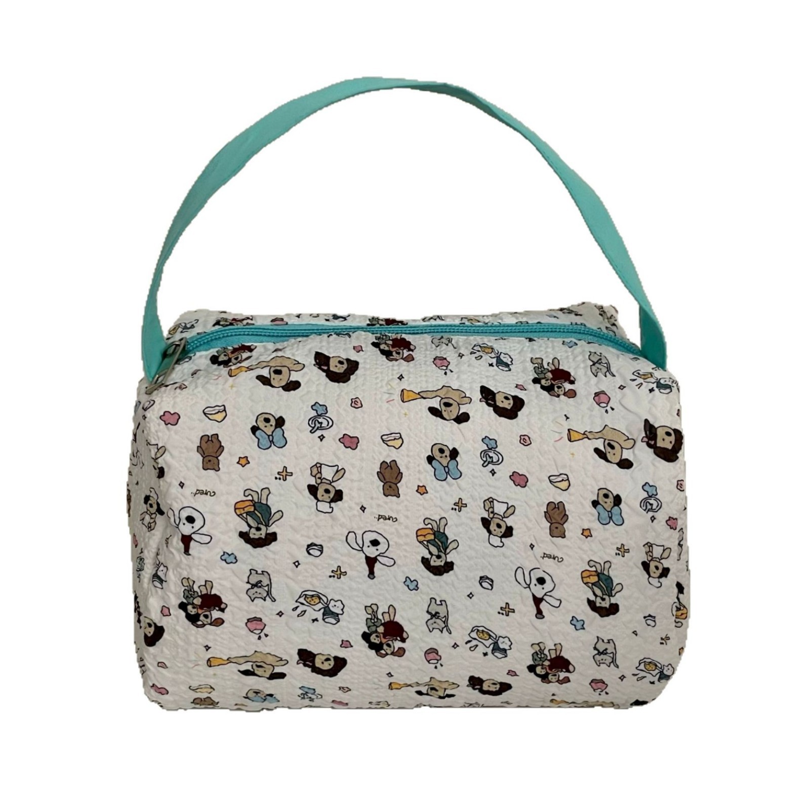 Super cute three-dimensional handbag ~ Cartoon dog hand-held makeup bag 2025 new style portable cosmetics storage bag Item Picture
