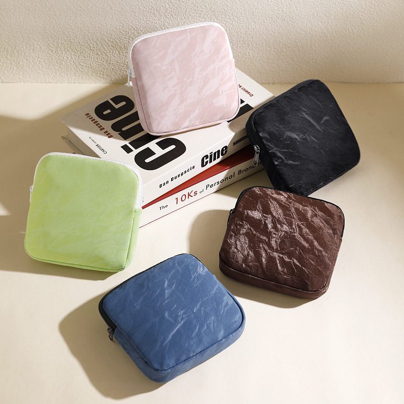 ins storage for student girls, portable sanitary napkins, cute portable sanitary napkins, large-capacity sanitary napkins, bags and small bags