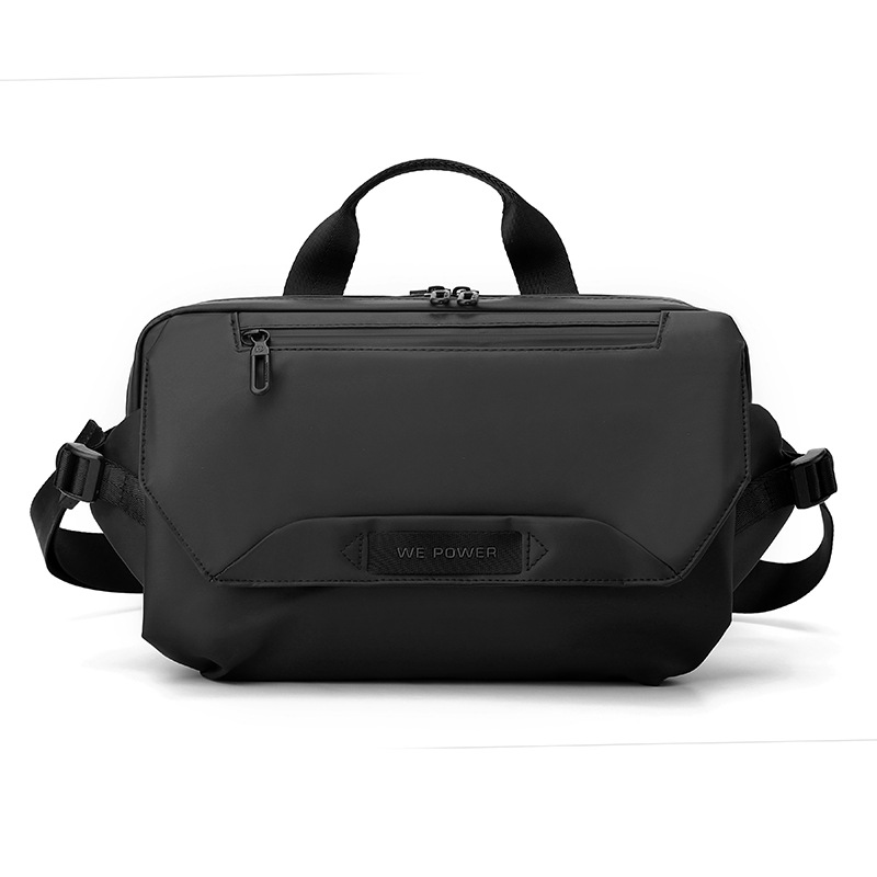 WEPOWER's new men's sports cycling chest bag, outdoor casual travel hand bag, shoulder bag and commuter crossbody bag Item Picture