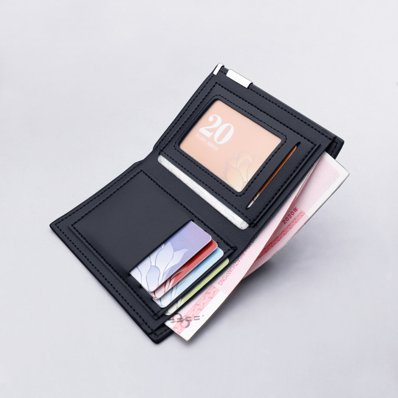 New men's wallet, Korean version multi-functional casual short wallet, fine texture fashionable leather wallet manufacturer in stock Application Scenario