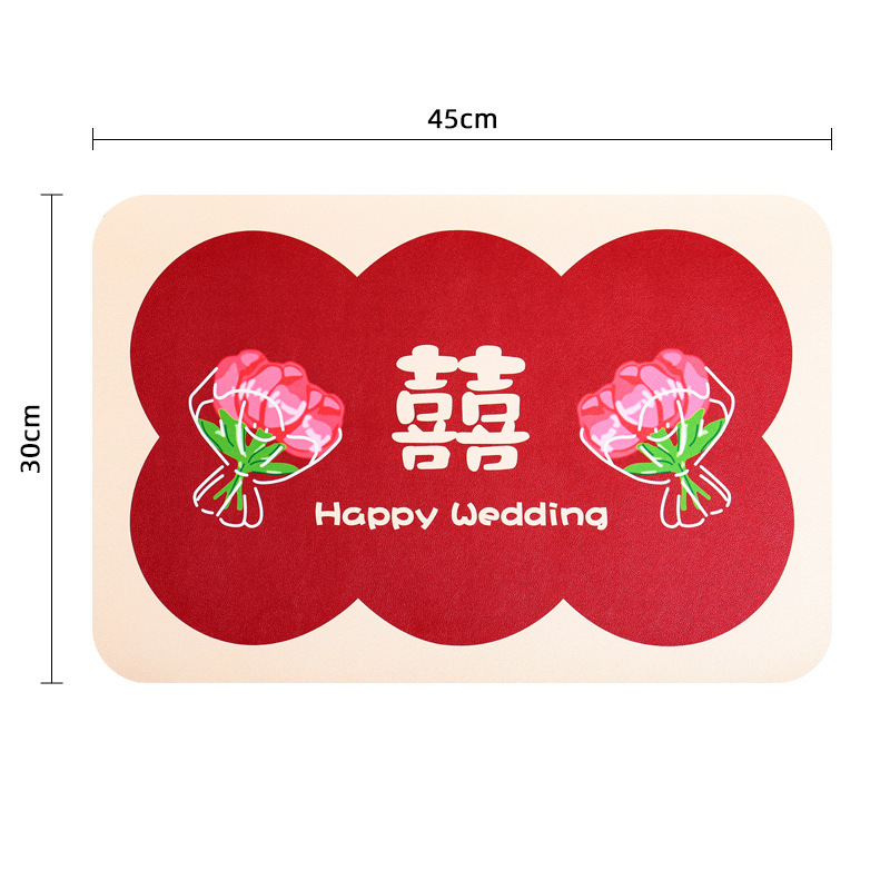Cute heat insulation pads, festive dining table MATS, waterproof, oil-proof, self-cleaning, anti-slip bowl MATS, cup MATS, bar counter, desk, kitchen Item Picture
