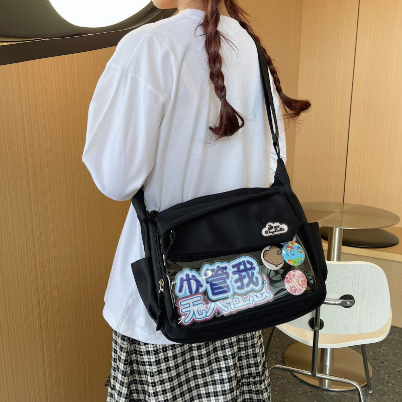 Japanese-style pain bag, children's chest bag, 2025 new 2D millet bag, trendy, fashionable and sweet crossbody single-shoulder bag full figure