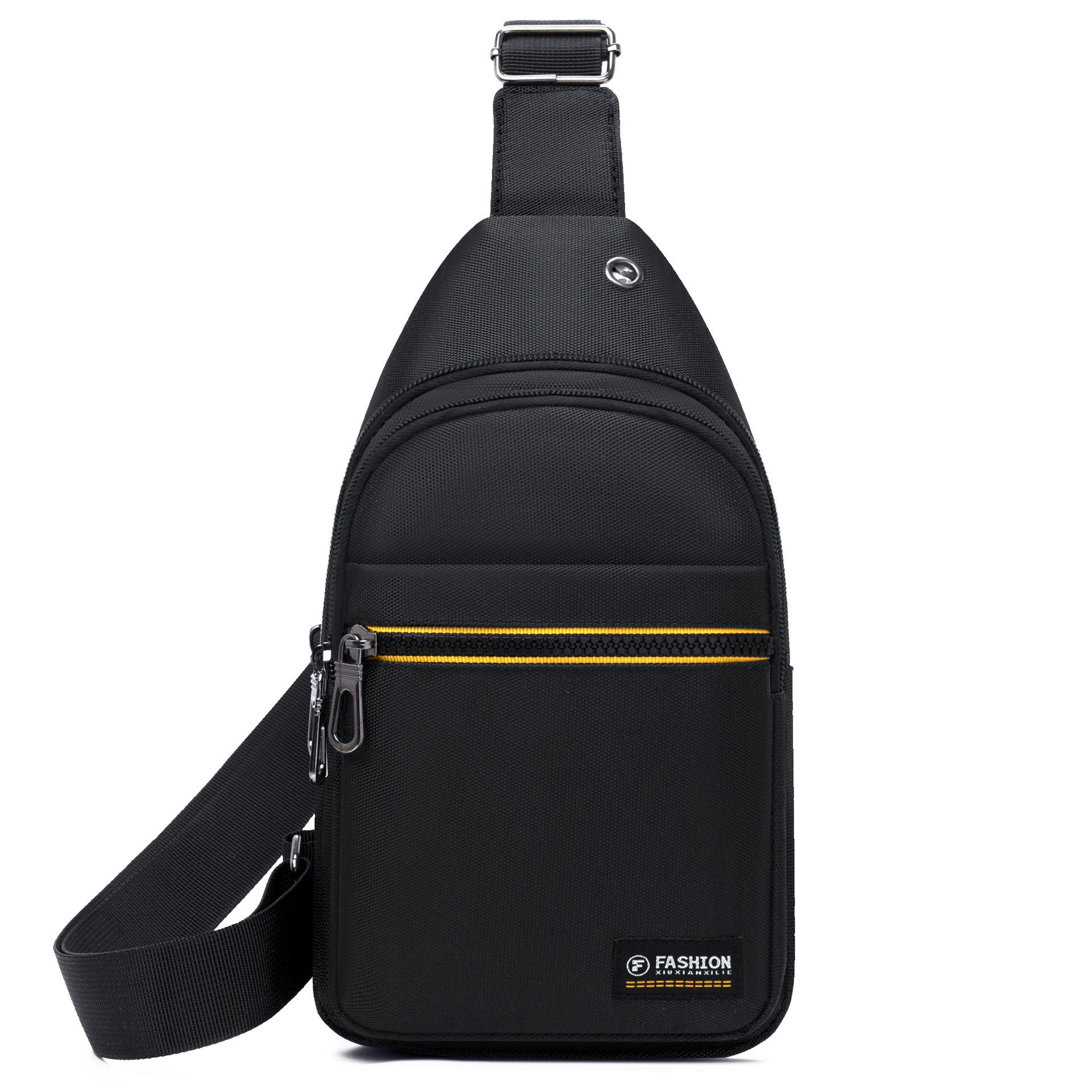 New fashionable single-shoulder bag for men, travel phone bag, casual sports crossbody bag and commuting small backpack Item Picture