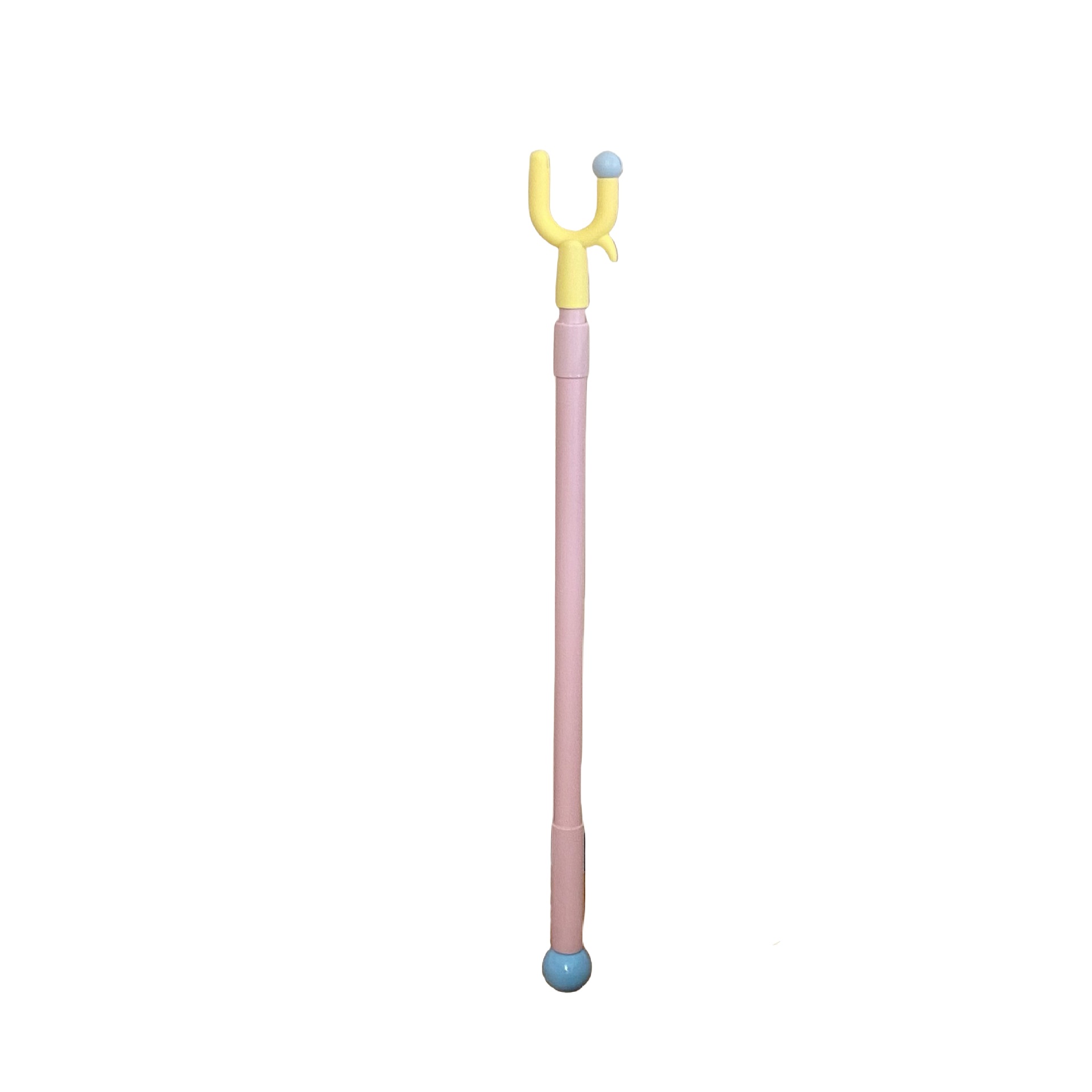 Creative dopamine clothes drying pole, household retractable support pole, dormitory balcony clothes drying and long clothes fork hanging pole Item Picture