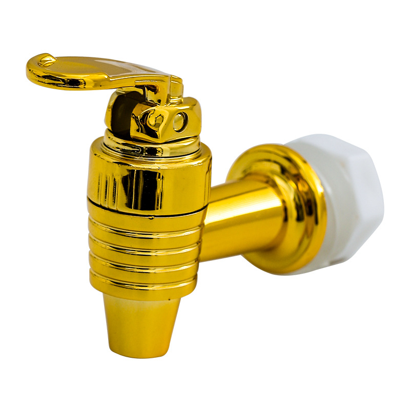Wholesale of plastic electroplated gold and silver faucets, switches, valves, coffee machines, beer buckets and faucets for foreign trade Item Picture