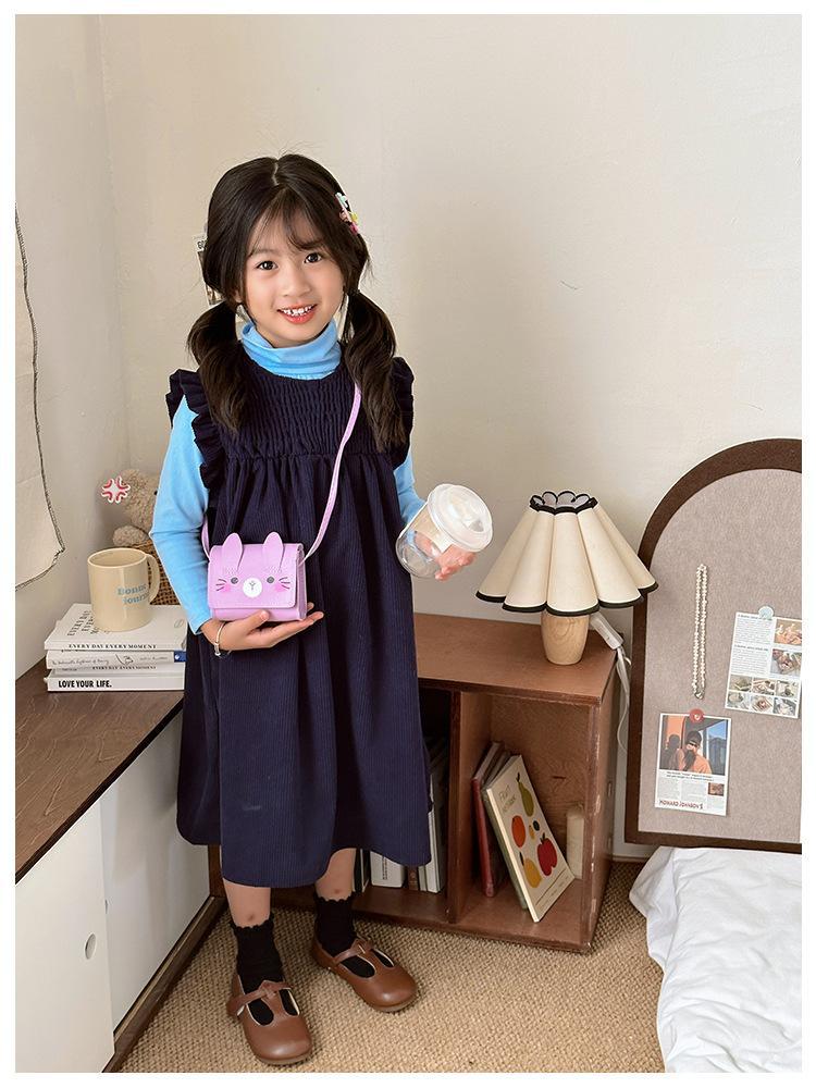 2024 New cute cartoon mini children's crossbody coin purse for kindergartens, Korean version of Korean girls' single-shoulder girls' bag undefined