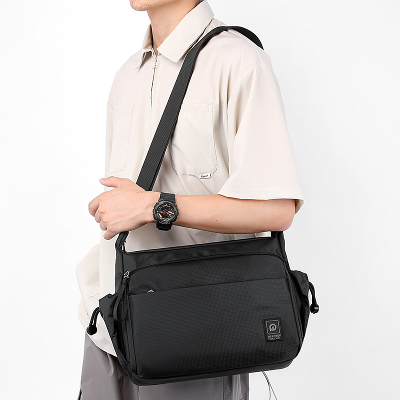 WEPOWER's new minimalist casual bag, large-capacity single-shoulder crossbody bag, business commuting bag, single-shoulder bag and men's bag details Picture