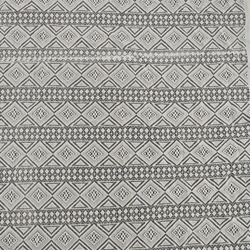 Lightweight polyester diamond-shaped geometric pattern lace fabric, scarf and shawl fabric material, fabric, skirt and clothing fabric, polyester fiber fabric pic 1