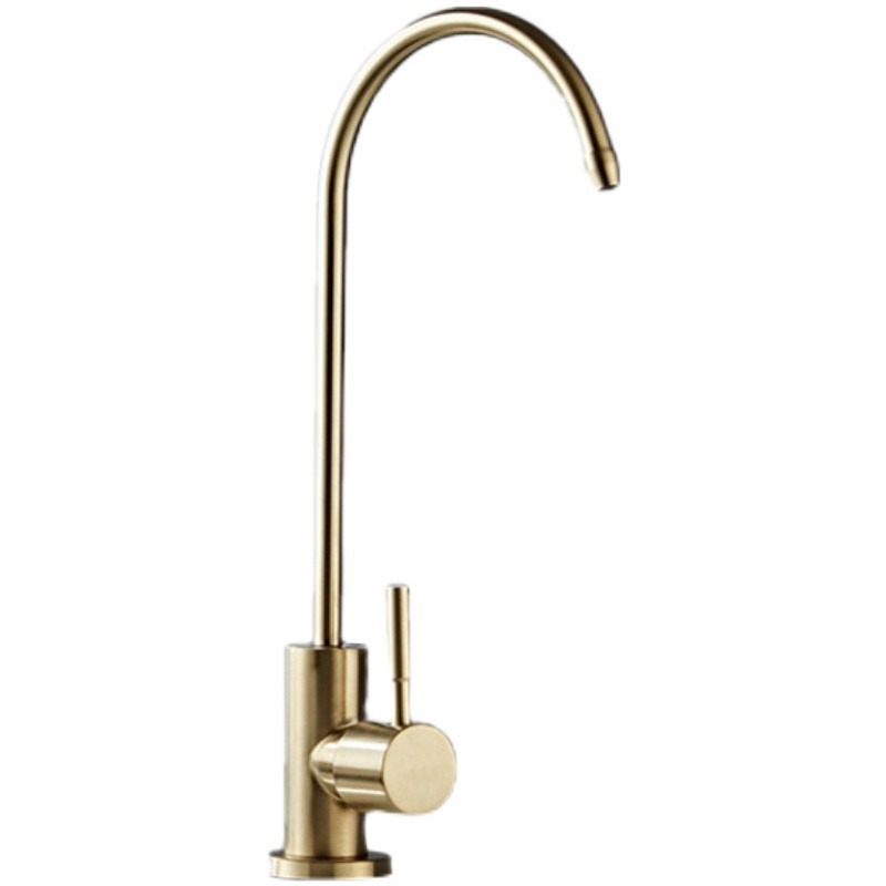 The faucet of the water purifier is white and black, 4 points. For household pure water machines, the faucet is 3/8 points, 2 points. It is made of 304 stainless steel for direct drinking water Specification drawing