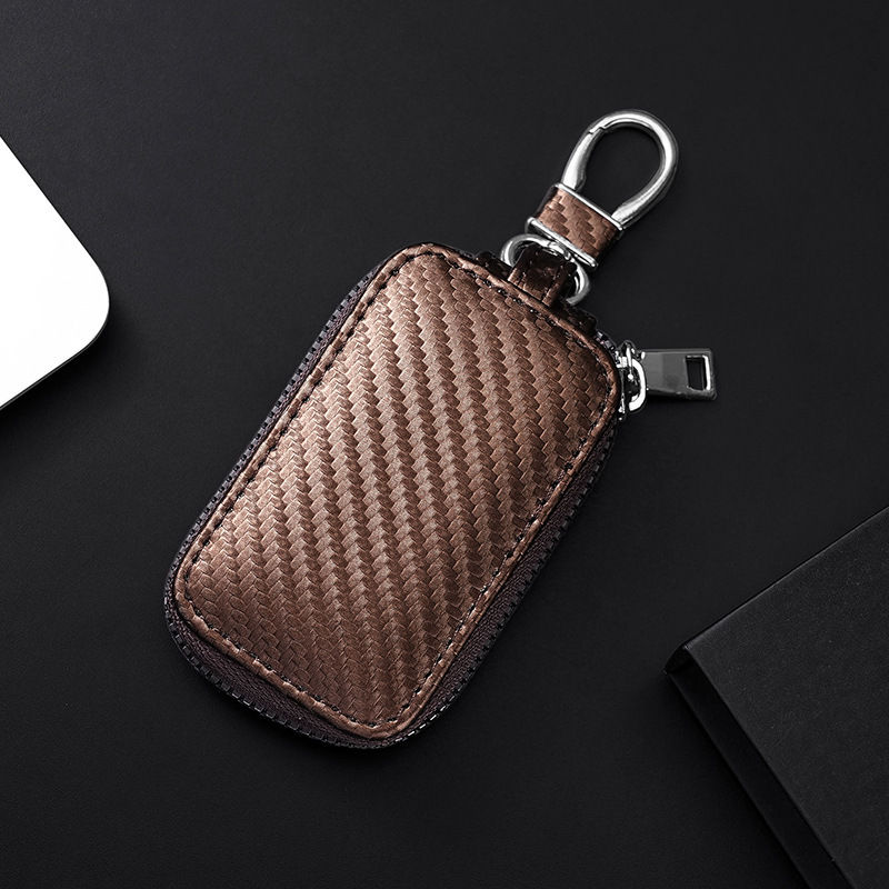 New cross-border universal car key case, window opening car key case, Japanese and Korean zipper mirror window, men's and women's car remote control Specification drawing